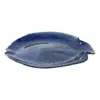 Platon de cristal diseño pescado azul marino de 37x30cm - Image 2