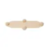 Charola oval de metal beige de 46x20x5cm - Image 2