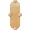Charola oval de metal beige de 46x20x5cm - Image 3