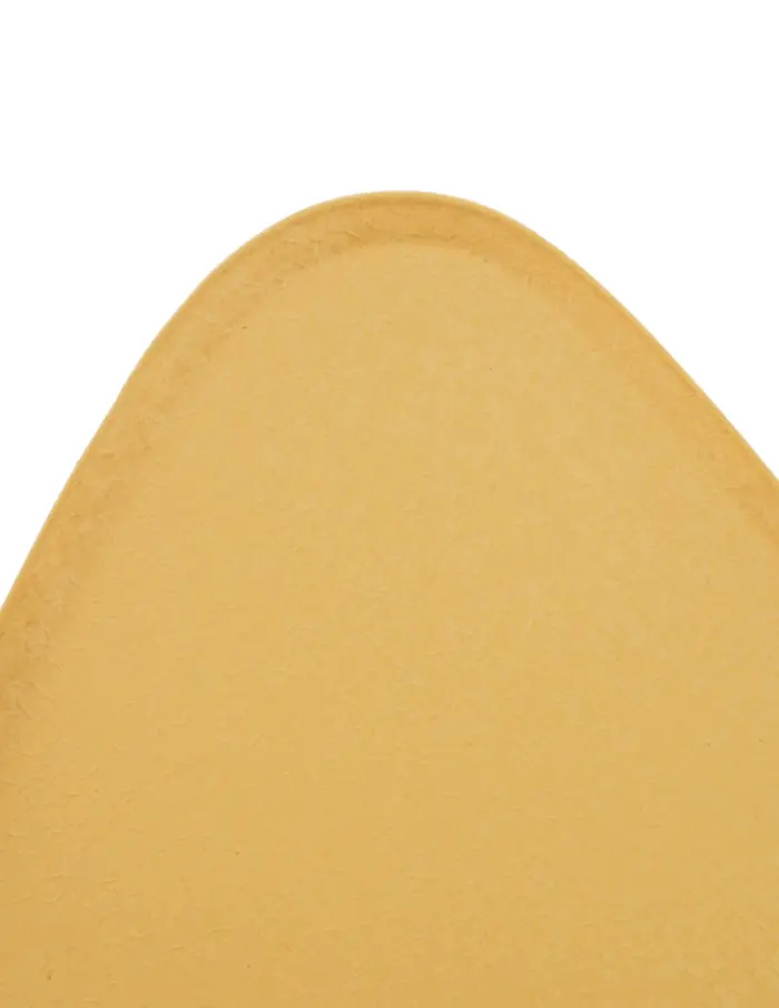 Plato de metal beige de 26x22x1cm - Image 3