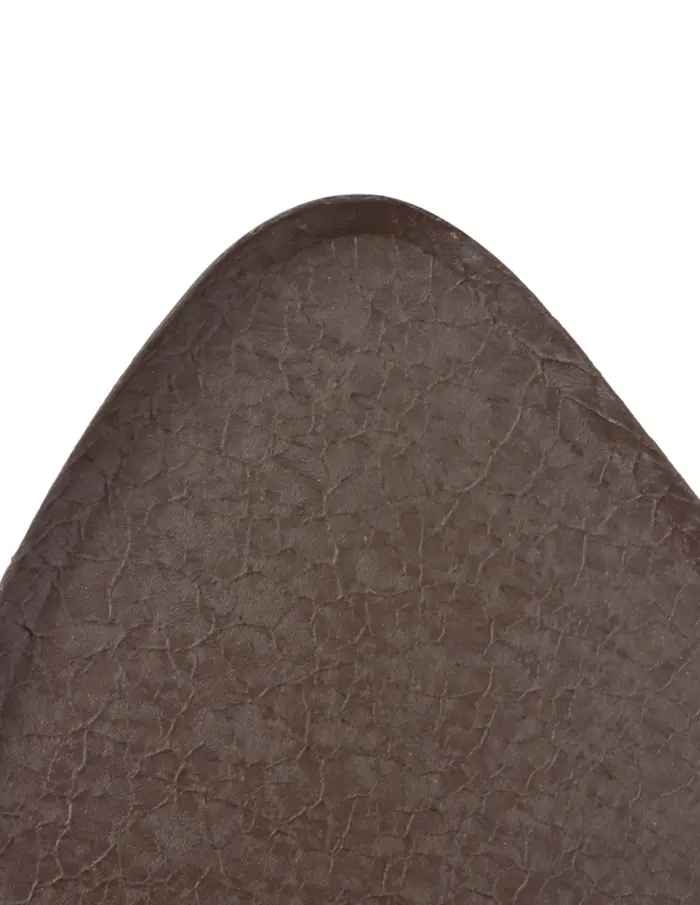 Plato de metal cafe de 22x19x1cm - Image 3