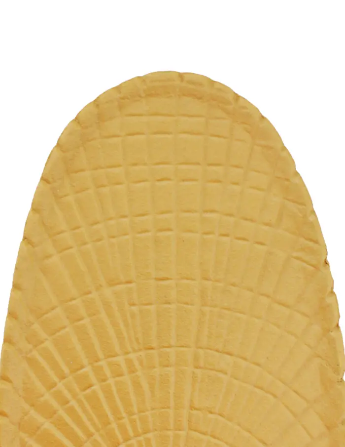 Charola oval de metal mostaza de 41x15.5x1cm - Image 4