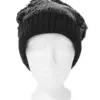 Gorro de Invierno negro con lentejuelas de 24x1x22cm - Image 2