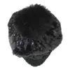 Gorro de Invierno negro con lentejuelas de 24x1x22cm - Image 4