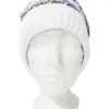 Gorro de Invierno blanco con lentejuelas de 24x1x22cm - Image 2