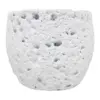Vela con base de resina blanca de 7.5x7.5x6.5cm - Image 2