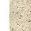 Vela con base de resina cilindrica beige de 8x8x9.5cm - Image 3