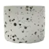 Vela con base de resina cilindrica gris de 8.5x8.5x7.2cm - Image 2