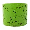 Vela con base de resina cilindrica verde de 8.5x8.5x7.2cm - Image 2