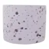 Vela con base de resina cilindrica morada de 8.5x8.5x7.2cm - Image 2