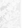 Mantel de plastico rectangular blanco diseño flores de 30x45x0.1cm - Image 3