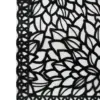 Mantel de plastico rectangular negro diseño flor de 30x45x0.1cm - Image 3