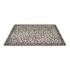 Mantel de plastico rectangular café diseño flor de 30x45x0.1cm - Image 2
