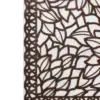 Mantel de plastico rectangular café diseño flor de 30x45x0.1cm - Image 3