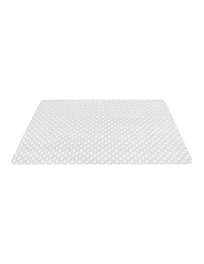 Mantel de plastico rectangular blanco diseño rattan de 30x45x0.1cm - Image 2