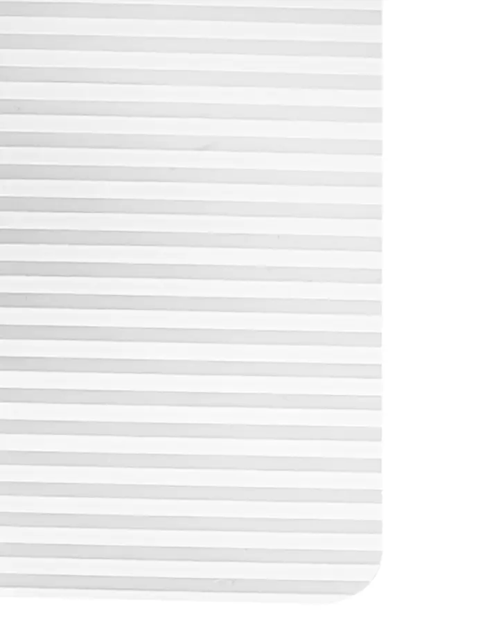 Mantel de plastico rectangular blanco diseño rayas de 30x45x0.1cm - Image 3