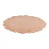 Mantel de plastico rosa claro con orilla garigoleada de 38x38x0.1cm - Image 2