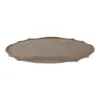 Mantel de plastico ovalado cafe de 30x45x0.1cm - Image 2
