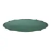 Mantel de plastico ovalado verde de 30x45x0.1cm - Image 2