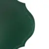 Mantel de plastico ovalado verde de 30x45x0.1cm - Image 3
