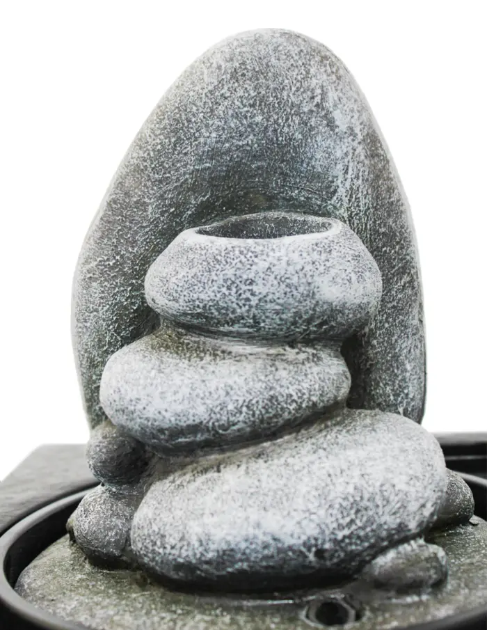 Fuente de poliresina con jardin zen y luz de 29x21x22cm - Image 3