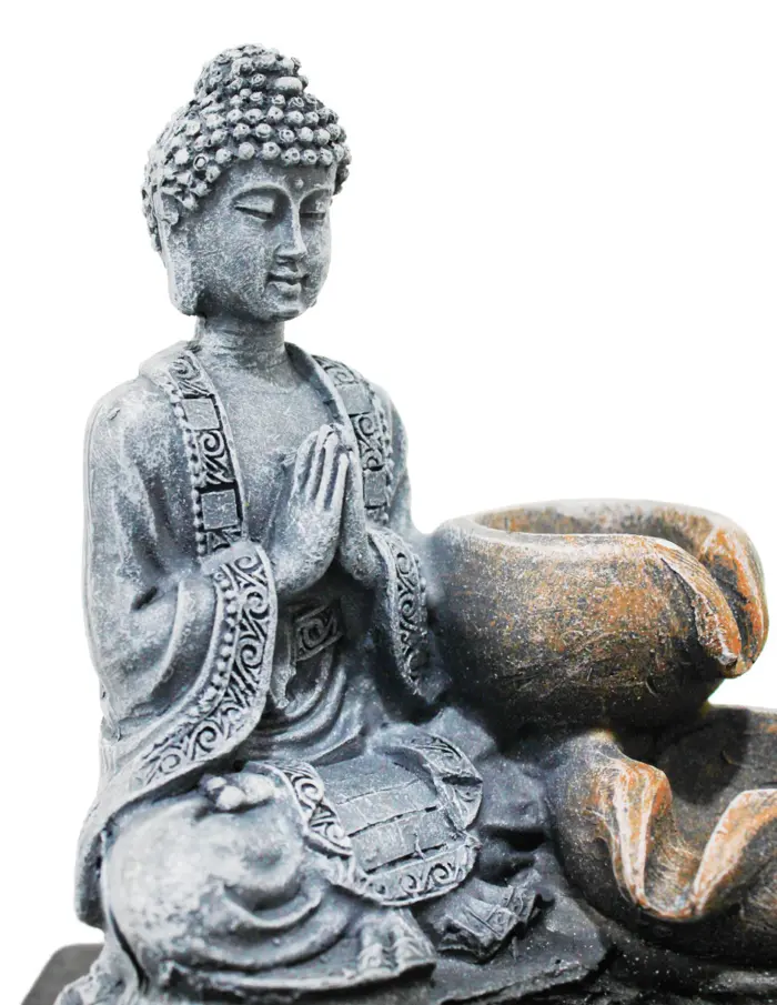 Fuente de poliresina con jardin zen y luz de 29x21x22cm - Image 4