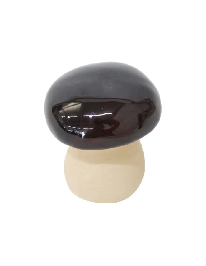 Seta de porcelana marron de 7x7x8cm - Image 3