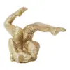 Mujer de polirsina haciendo yoga en escalera de 25x7x15.5cm - Image 3