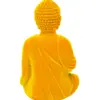Buda de poliresina amarillo de 8x7.5x13cm - Image 3