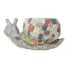 Maceta de poliresina diseño caracol de colores de 42x23x19cm - Image 4