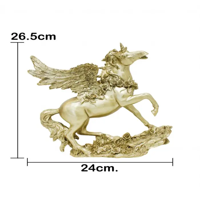 Pegaso de poliresina de 24x9x26.5cm - Image 5