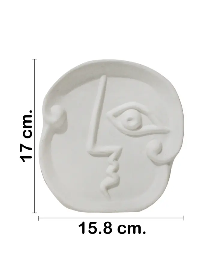 Rostro de porcelana de 15.8x7.6x17cm - Image 2