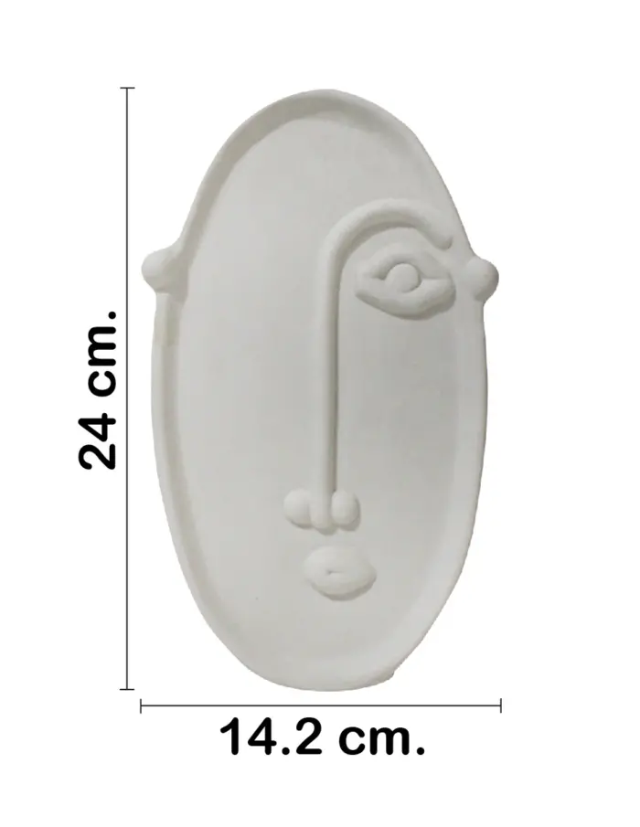 Rostro de porcelana de 14.2x8x24cm - Image 2