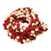 Juego de 4 servilleteros con cuentas rojas de 7cm - Image 3
