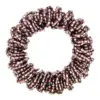 Juego de 4 servilleteros con chaquiras púrpura de 6cm - Image 2
