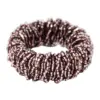 Juego de 4 servilleteros con chaquiras púrpura de 6cm - Image 3