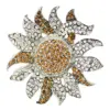 Juego de 4 servilleteros diseño sol plateado de 6cm - Image 3