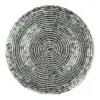 Juego de 4 portavasos bordados de chaquiras humo de 10cm - Image 2