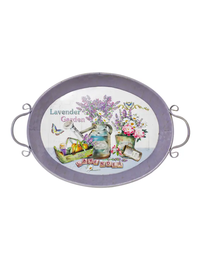 Charola de metal oval - Image 2