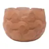 Maceta de metal ladrillo mate de 44x44x35cm - Image 3