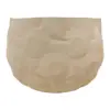 Maceta de metal diseño piedra beige de 43x43x33cm - Image 2