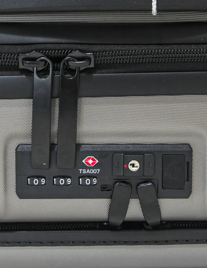 Maleta ejecutiva gris con candado de seguridad de 24x42x43.5cm - Image 4