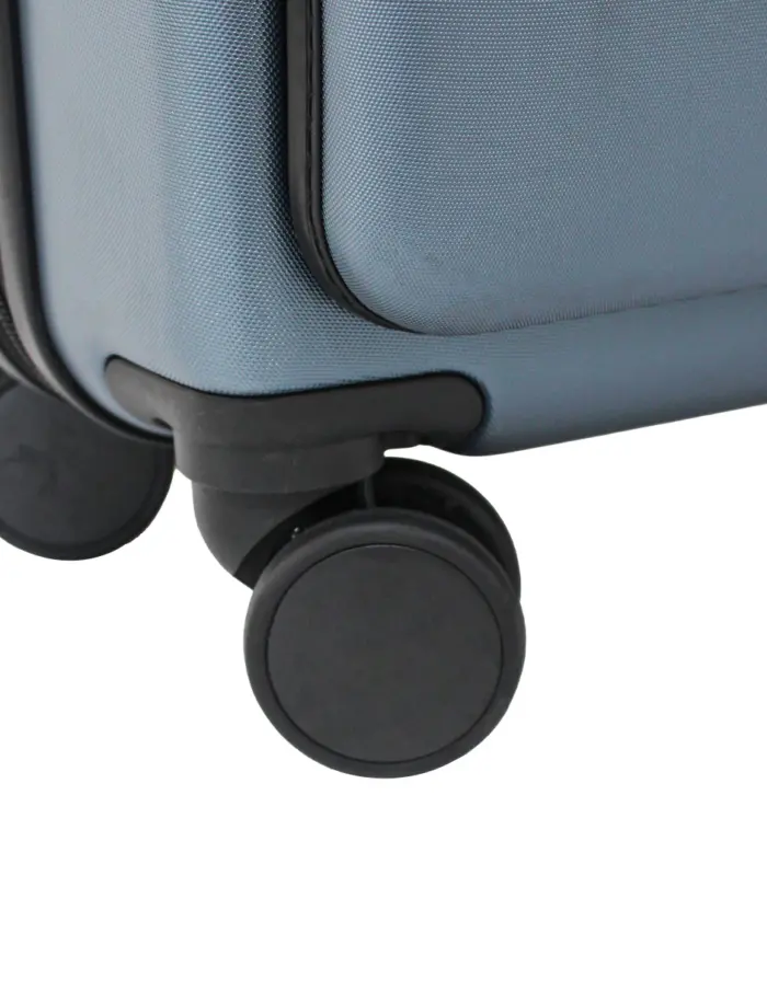 Maleta ejecutiva azul con candado de seguridad de 24x42x43.5cm - Image 2