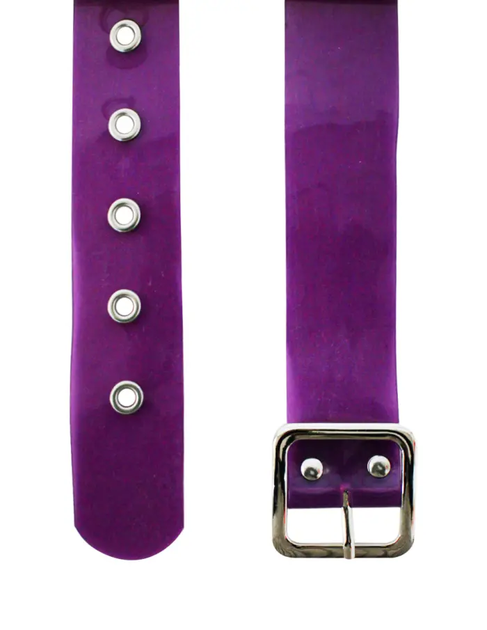Cinturón transparente morado de 4x108x0.1cm - Image 2