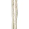 Cinturón de cuerda blanco con hebilla de madera de 5x120x0.1cm - Image 3