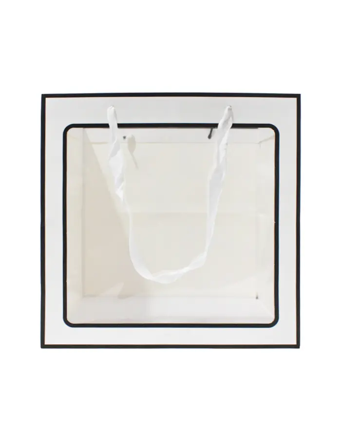 Bolsa de papel blanca con mica de 25x25x25cm25x25x25cm - Image 2