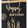 Bolsa de papel negra de 26x32x10cm10x26x32cm - Image 2