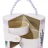 Bolso con asa de bolas morada de 14.2x17.5cm14.5x14.5x17.3cm - Image 2