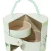 Bolso con asa de bolas verde de 14.2x17.5cm14.5x14.5x17.3cm - Image 2