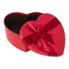 Juego de 3 corazones de carton rojo con moño de 20x22x9cm - Image 2